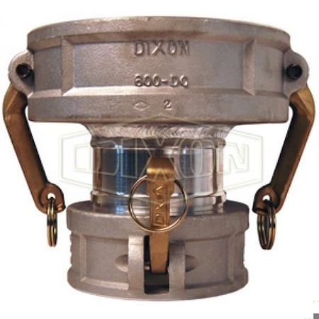 Dixon Cam and Groove Spool Coupler, 4 x 5 in Nominal, Coupler End Style, Aluminum, Domestic 4050-DD-AL